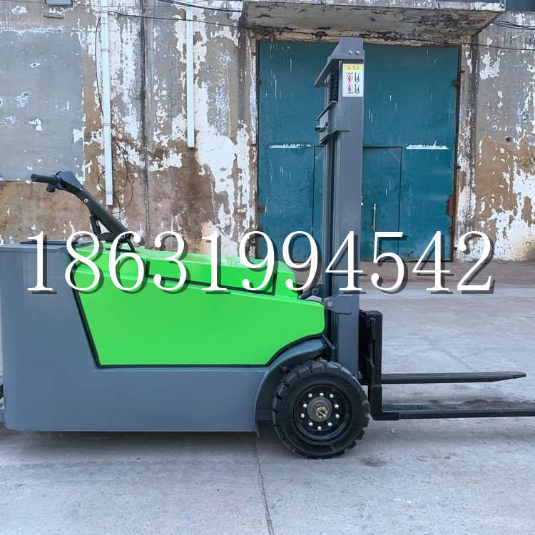 新疆维吾尔自治区小型电动叉车1吨2吨步行站驾式电瓶堆高充电装卸车液压升降车铲车